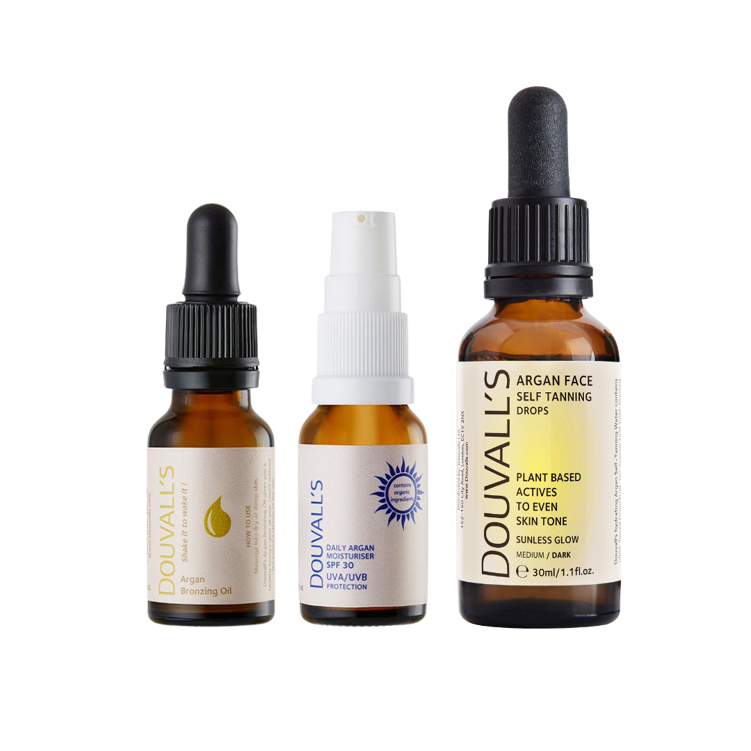 Summer Glow Bundle – Bronzing Oil, SPF30 & Self-Tan Drops
